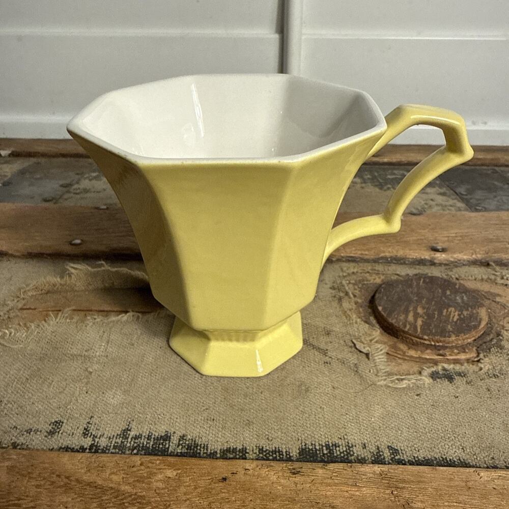 Nikko Japan Classic Collection Yellow Octagonal Coffee Tea Cup - Replacement